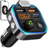Bluetooth FM Transmitter & Charger 20w - For the car - Car charger, Aluminum + Plastic material, wireless audio upgrade