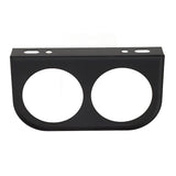 2-Hole Gauge Panel Gauge 2-1/16 Inch 52MM Universal Metal Car Gauge Mounting Dashboard Black, automotive replacement use, Black Color