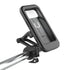 Bicycle Waterproof Phone Holder, Universal Phone Holder Bicycle, ABS material, dashboard mounting, stable phone or GPS support, Black Color