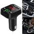Wireless Bluetooth Car FM Transmitter 2 USB Charger Aux Adapter Handsfree, wireless audio upgrade, vehicle stereo use, Black Color