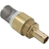 Check Valve with Strainer 1/2 3/4 1 inch with 12 16 19mm Socket, Foot Valve Strainer Check Valve (3/4 inch Thread + 16mm Tube Fittings), Gold Color