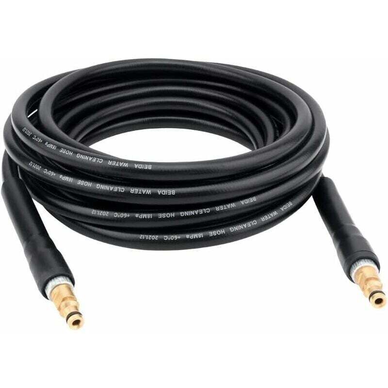 Replacement Hose for Karcher K2 K3 K4 K5 K6 K7 Pressure Washer High Pressure Cleaning Hose Quick Connector and Quick Release (6m), Black Color