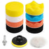 11-piece 80 mm polishing pad polishing sponge drill polishing set with M1, car washing and detailing, polishing or foam cleaning