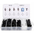 100 pcs Universal Door Trim Clip, Plastic Car Push Rivet Kit Door Card Panel Trim Clips Bumper Fastener Retainer