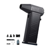 Turbo Jet Fan 300000RPM Powerful Air Blower, Brushless Motor Portable Dust Cleaner for Car Interior, 8000mAh Battery