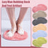 Shower Foot Massager Scrubber, Silicone Bath Massage Cushion Brush Anti-Slip for Lazy Wash Feet, Improves Foot Circulation Blue
