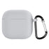 Gracefulvara Pink for Apple Airpods 4 2024 model earphone cover silicone cover anti-fall and dustproof charging case case Gray