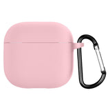 Gracefulvara Pink for Apple Airpods 4 2024 model earphone cover silicone cover anti-fall and dustproof charging case case Pink