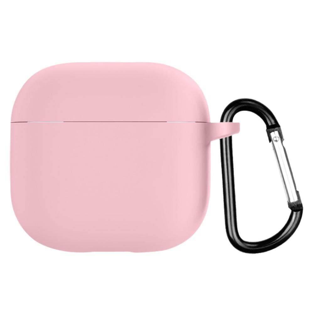 Gracefulvara Pink for Apple Airpods 4 2024 model earphone cover silicone cover anti-fall and dustproof charging case case Pink