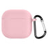 Gracefulvara Pink for Apple Airpods 4 2024 model earphone cover silicone cover anti-fall and dustproof charging case case Pink