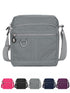 Luxtrada Casual Nylon Purse Handbag Crossbody Bag Waterproof Shoulder Bag with Zipper Pockets for Women (Black) Gray