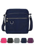 Luxtrada Casual Nylon Purse Handbag Crossbody Bag Waterproof Shoulder Bag with Zipper Pockets for Women (Black) Navy