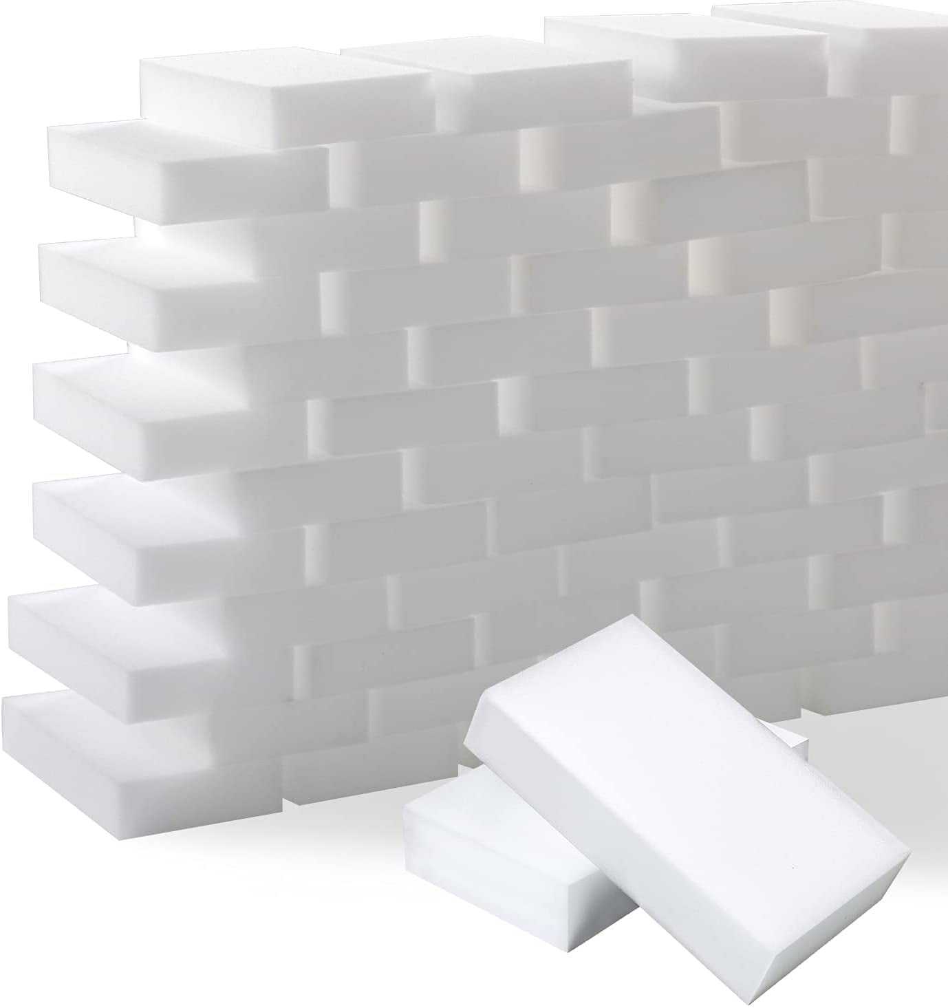 100 Pack Melamine Sponges Magic Cleaning Sponges in Bulk Melamine Foam for Dishes Eraser Sponges for Cleaning Other