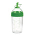 Salad Dressing Shaker Container Bottle Universal Manual Sauces Mixer Juice Mixing Bottle Resistant 8.4with Measurement Green