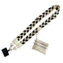 Clip and Go Phone Strap with Zipper Pouch,Crossbody Adjustable Chain Lanyard with PU Leather Wallet for All Phones Beige