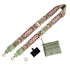 Clip and Go Phone Strap with Zipper Pouch,Crossbody Adjustable Chain Lanyard with PU Leather Wallet for All Phones Light Green