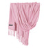 Delayuji Pashmina Scarf for Women Scarf for Women Women Pashmina Scarf Soft Solid Plain Shawl Wrap Fashion Warm Neck with Fringes A Red A Pink
