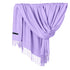 Delayuji Pashmina Scarf for Women Scarf for Women Women Pashmina Scarf Soft Solid Plain Shawl Wrap Fashion Warm Neck with Fringes A Red A Purple