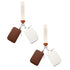 3/2/1PCS Keychain Wallet Mini Zip Around Wristlet Wallets For Women Detachable Dual Pouch Wristlet Portable Coin Purse Small Wallets For Travel Sports Outdoors Brown 2PCS