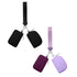 3/2/1PCS Keychain Wallet Mini Zip Around Wristlet Wallets For Women Detachable Dual Pouch Wristlet Portable Coin Purse Small Wallets For Travel Sports Outdoors F-Purple 1PCS & Black 1PCS