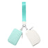 3/2/1PCS Keychain Wallet Mini Zip Around Wristlet Wallets For Women Detachable Dual Pouch Wristlet Portable Coin Purse Small Wallets For Travel Sports Outdoors Mint Green