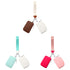 3/2/1PCS Keychain Wallet Mini Zip Around Wristlet Wallets For Women Detachable Dual Pouch Wristlet Portable Coin Purse Small Wallets For Travel Sports Outdoors W-Watermelon Red 1PCS & Mint Green 1PCS & Brown 1PCS