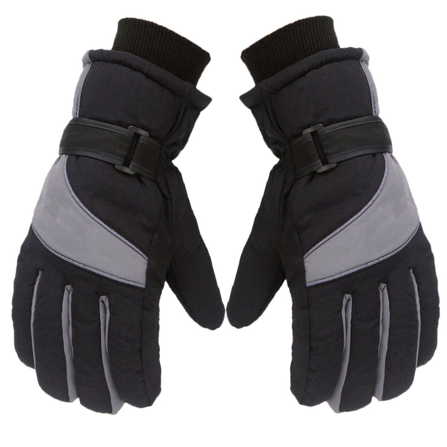 IDALL Ski Gloves Waterproof Gloves Winter Outdoor Men And Women Snow Skating Snowboarding Windproof Warm Ski Gloves Snow Gloves Winter Gloves W-Blue One Size Grey