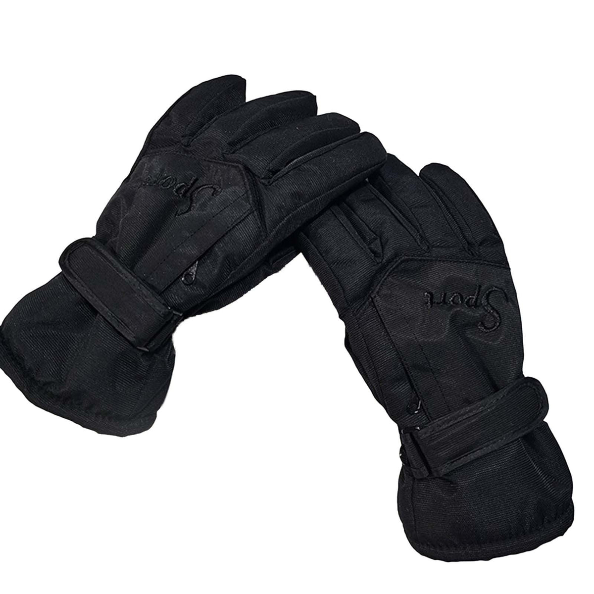 IDALL Ski Gloves Waterproof Gloves Winter Outdoor Men And Women Snow Skating Snowboarding Windproof Warm Ski Gloves Snow Gloves Winter Gloves W-Blue One Size Y-Black