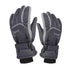 IDALL Ski Gloves Waterproof Gloves Winter Outdoor Men And Women Snow Skating Snowboarding Windproof Warm Ski Gloves Snow Gloves Winter Gloves W-Blue One Size Y-Gray