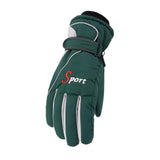 IDALL Ski Gloves Waterproof Gloves Winter Outdoor Men And Women Snow Skating Snowboarding Windproof Warm Ski Gloves Snow Gloves Winter Gloves W-Blue One Size Z-Green 2