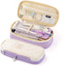 CICIMELON Big Capacity Pencil Pen Case Large Storage Pencil Bag Pouch Organizer (Purple) Purple