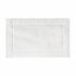 2PCS White Cotton Classic Rug Bath Mats Absorbent Cotton Hotel Spa Shower Bathtub Mats [Not A Bathroom Rug] Machine Washable Shower Bathroom Floor Towel C-White
