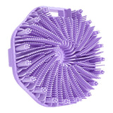 Scrubbies The Sud Bud Silicone Body Scrubber - Exfoliating for Sensitive Skin, Shower Use, Hanging Design, Durable Massage Brush,##grey/1 pc #purple