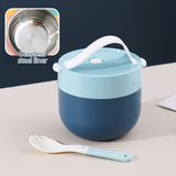 Ramen BBlueowl, Soup Bowls, Microwave Ramen Bowl with Lid, Lunch Box with Lid, Durable and Heat Resistant Bowl for Noodles, Rice, and Soups, Perfect for Home, Office, or School Meals， Z16_Sky Blue