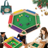 Shut The Box-Wooden Dice Board Game, Funny Family Shut The Box Game 2-4 Player, Board Games Gift for Family and Friends, Educational Table Math Games for Holiday, Party and Classroom(