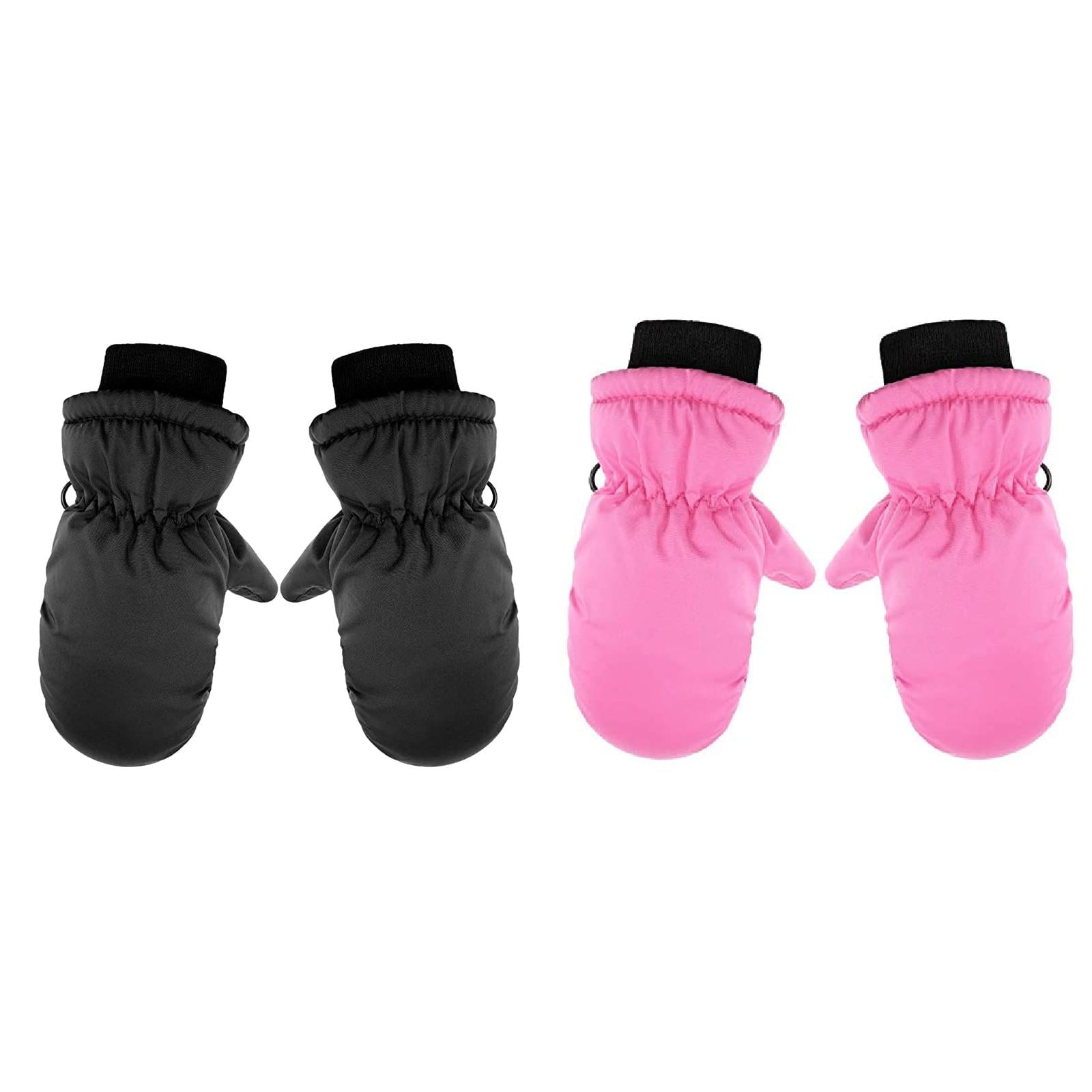 GXWEA Gloves For Kids Toddler Skis Kids Gloves Winter Gloves Thick Gloves Stretchy Warm Gloves Boys Girls 6-24 Months One Size color-4
