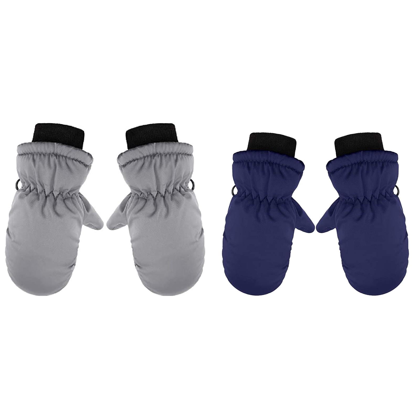 GXWEA Gloves For Kids Toddler Skis Kids Gloves Winter Gloves Thick Gloves Stretchy Warm Gloves Boys Girls 6-24 Months One Size color-9