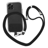 Universal Cell Phone Lanyard,Crossbody Lanyard with Adjustable Nylon Neck Strap for Most Mobile Phone Black