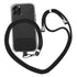 Universal Cell Phone Lanyard,Crossbody Lanyard with Adjustable Nylon Neck Strap for Most Mobile Phone Black
