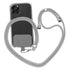Universal Cell Phone Lanyard,Crossbody Lanyard with Adjustable Nylon Neck Strap for Most Mobile Phone, Black Grey