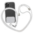 Universal Cell Phone Lanyard,Crossbody Lanyard with Adjustable Nylon Neck Strap for Most Mobile Phone, Black White