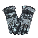 TAIAOJING Kids Winter Snow Ski Gloves Kids Winter Warm Windproof Cold Weather Outdoor Sports Gloves For Boys Girls Snow Gloves Ski Gloves One Size Grey