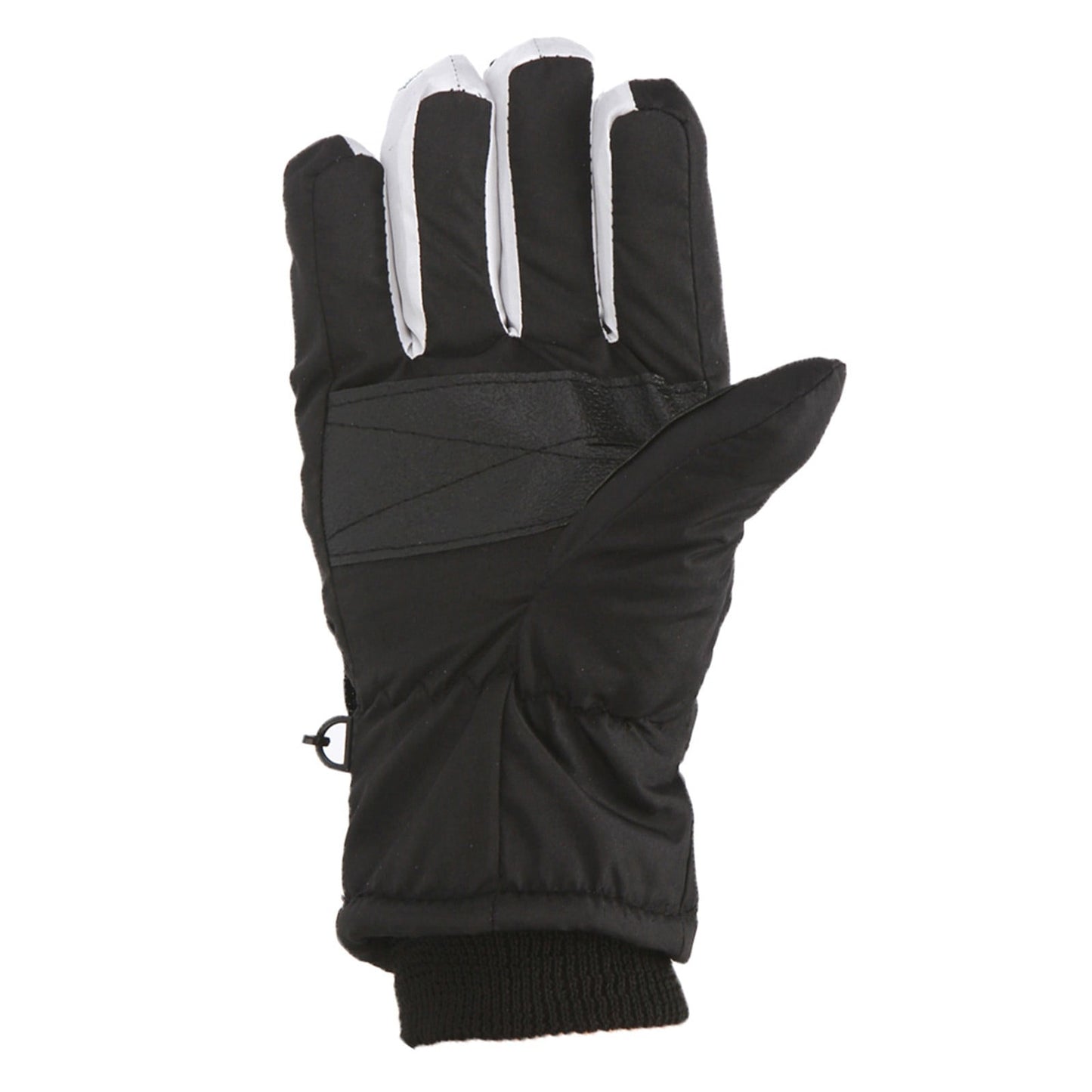 TAIAOJING Kids Winter Snow Ski Gloves Kids Winter Warm Windproof Cold Weather Outdoor Sports Gloves For Boys Girls Snow Gloves Ski Gloves One Size Z2 Black