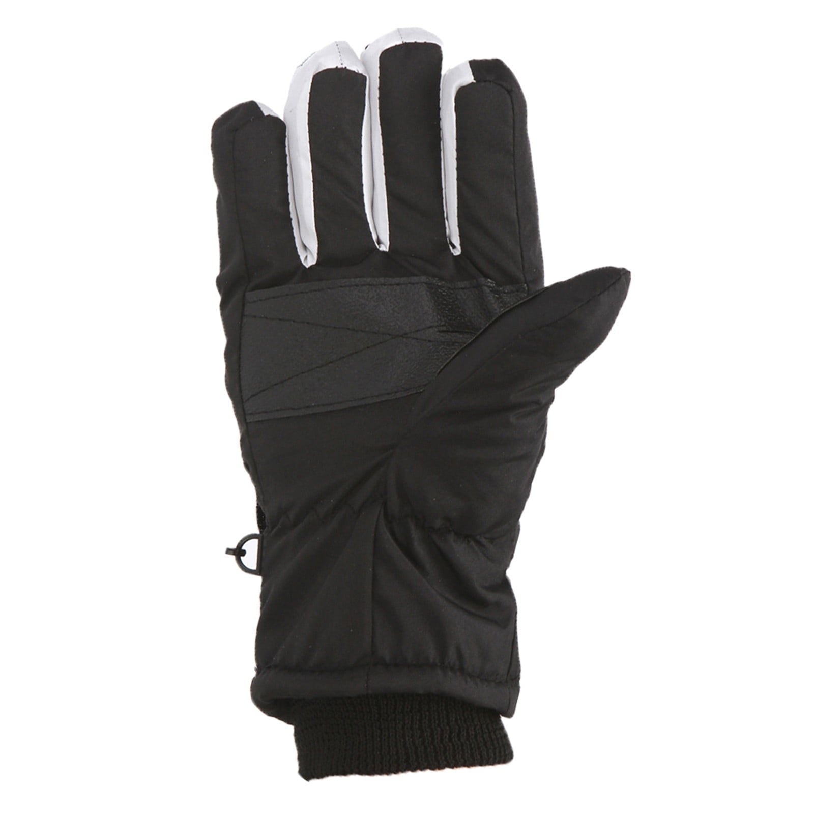 TAIAOJING Kids Winter Snow Ski Gloves Kids Winter Warm Windproof Cold Weather Outdoor Sports Gloves For Boys Girls Snow Gloves Ski Gloves One Size Z2 Black