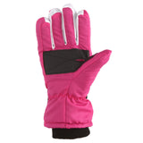TAIAOJING Kids Winter Snow Ski Gloves Kids Winter Warm Windproof Cold Weather Outdoor Sports Gloves For Boys Girls Snow Gloves Ski Gloves One Size Z2 Hot Pink