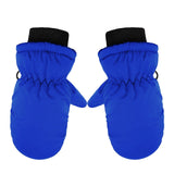 TAIAOJING Kids Winter Snow Ski Gloves Kids Winter Warm Windproof Cold Weather Outdoor Sports Gloves For Boys Girls Snow Gloves Ski Gloves One Size Z3 Blue