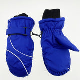 TAIAOJING Kids Winter Snow Ski Gloves Kids Winter Warm Windproof Cold Weather Outdoor Sports Gloves For Boys Girls Snow Gloves Ski Gloves One Size Z4 Blue