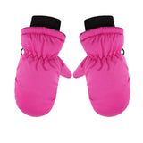 TAIAOJING Kids Winter Snow Ski Gloves Kids Winter Warm Windproof Cold Weather Outdoor Sports Gloves For Boys Girls Snow Gloves Ski Gloves One Size Z7 Hot Pink