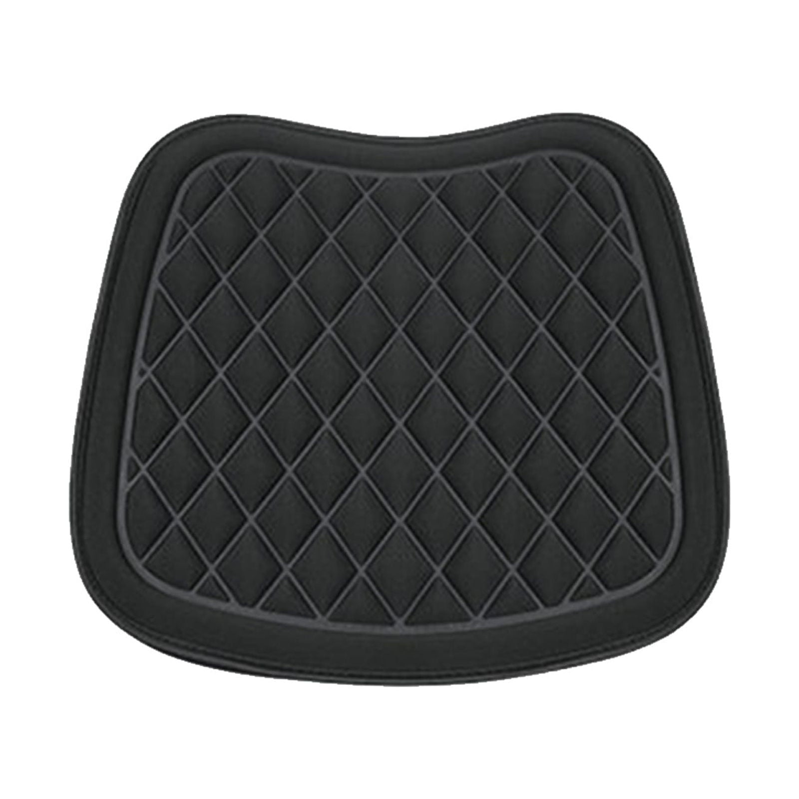 Car Seat Cushion, Driver Seat Cushion with Comfort Memory Foam & Non-Slip Rubber Bottom, Car Seat Pad Works with 95% of Vehicles and Office Chair or Home 17.3" x 18.9" Black