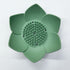 Silicone Soap Dishes with Draining - Lotus Shaped Bathroom Bar Soap Holder for Shower - Soap Tray for Kitchen Sink - Floral Shape Soap Saver for Counter Bathtub(1/4 Pack) Green